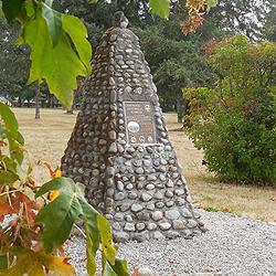 Next time you're in Ft. Steilacoom Park, pause and reflect at what is perhaps our most moving marker.