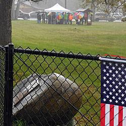 Dedication Day, April 24, 2015. As typical (i.e., soggy) a spring day in Pierce County as one could ask for!