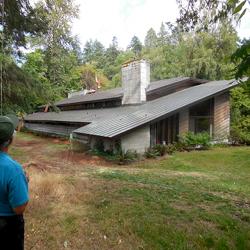 Mark Griggs surveys the landmark he calls home.