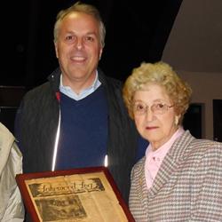 Present and past owners of the restaurant now known as Burs, Tim Tweten and Jeanne McGinnis Emmons.