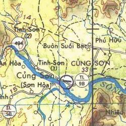 Central highlands near An Khe, Vietnam where <em>Go Tell the Spartans</em> takes place.